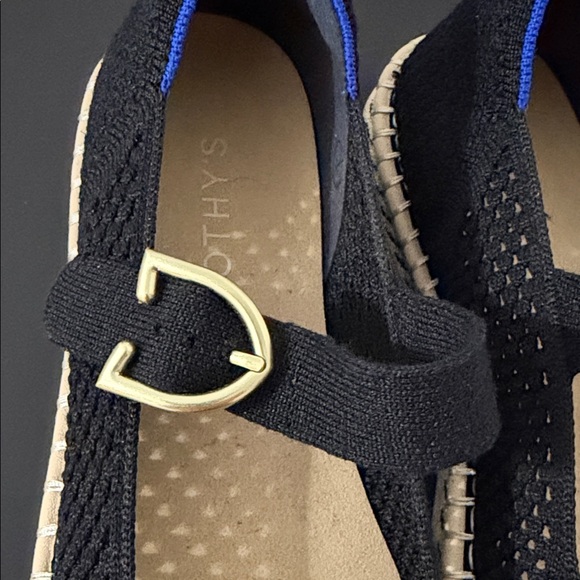 Rothys   Mary Jane Flats with Gold Buckle - Picture 2 of 6